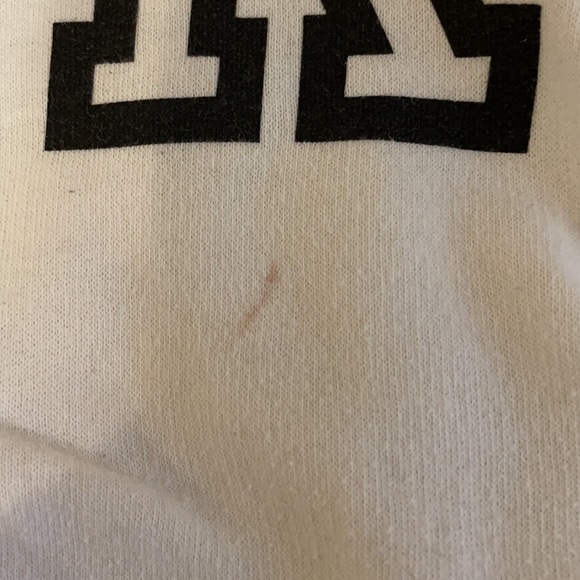 Off white Pink zip up hoodie - Picture 4 of 5